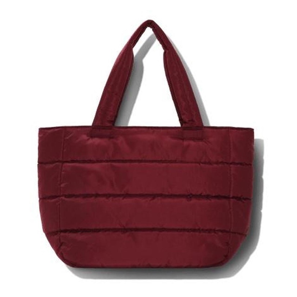 Splits59 Deep Red Quilted Tote